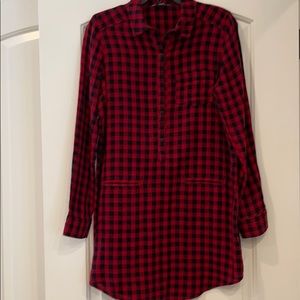 Rubbish Buffalo check dress size medium